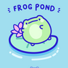 NPC Frog Pond LINE Messaging Theme / iMessage Chat Background / Wallpaper
