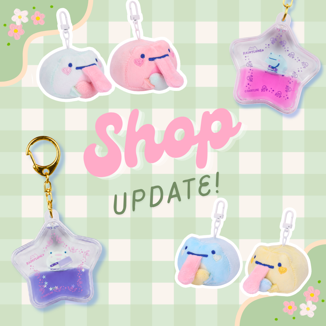 New products - Liquid Keychains & Valentine Kissing Frogs Blindboxes!