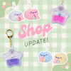 New products - Liquid Keychains & Valentine Kissing Frogs Blindboxes!