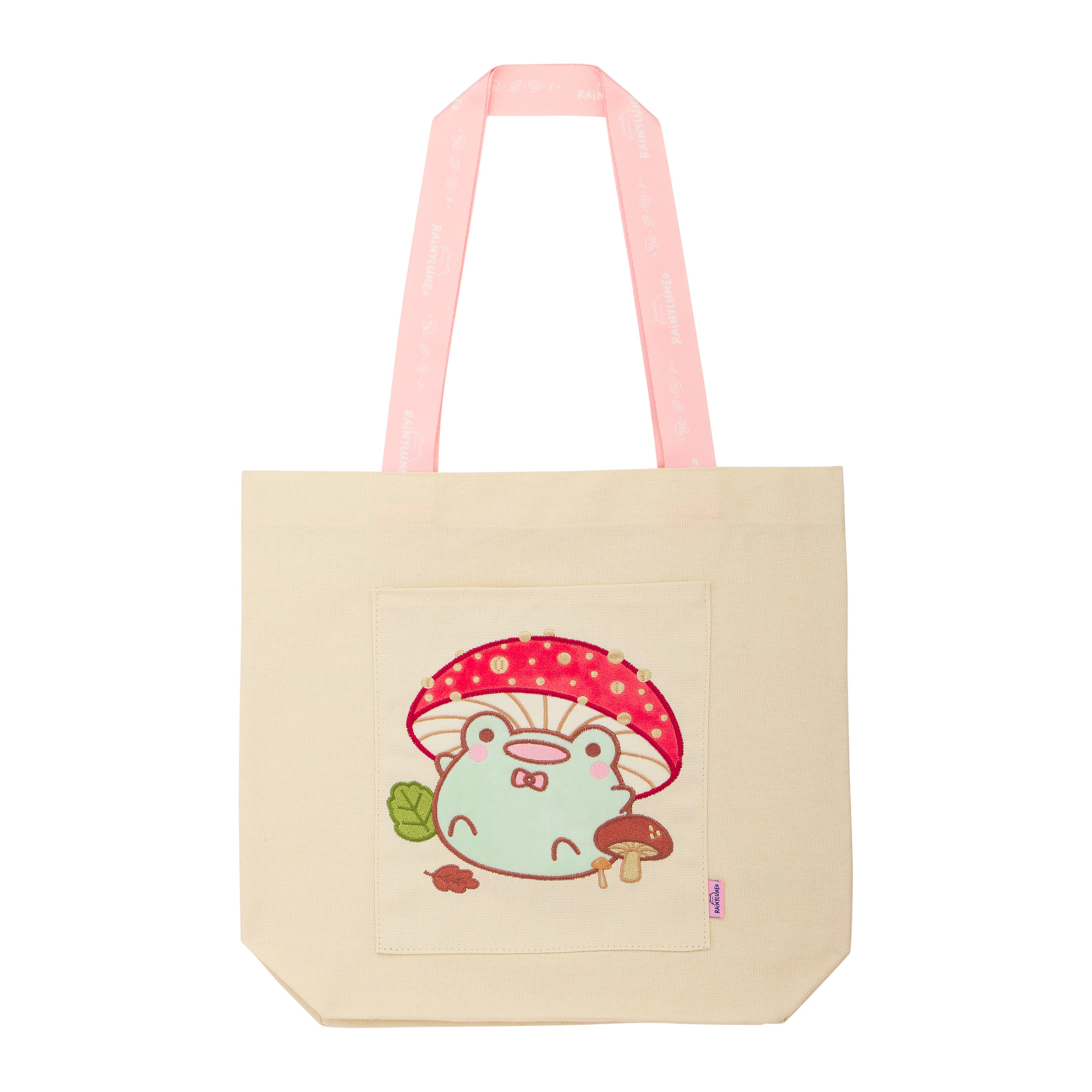 Friend the Frog Mushroom Canvas Tote – rainylune
