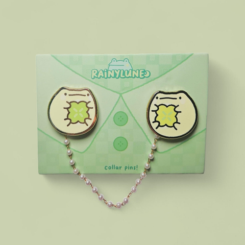 Clover Collar Pins