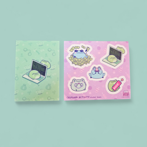 Criminal Activity Sticker Sheet