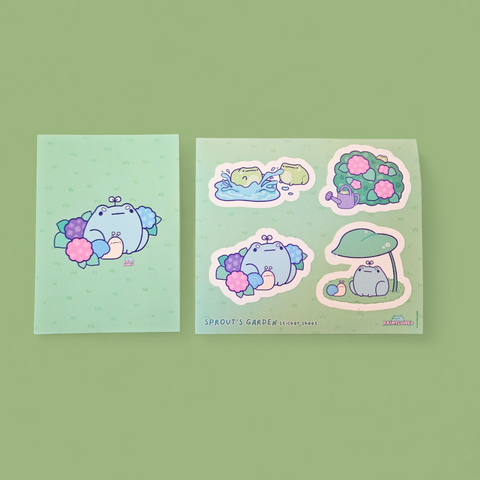 Sprout's Garden Sticker Sheet