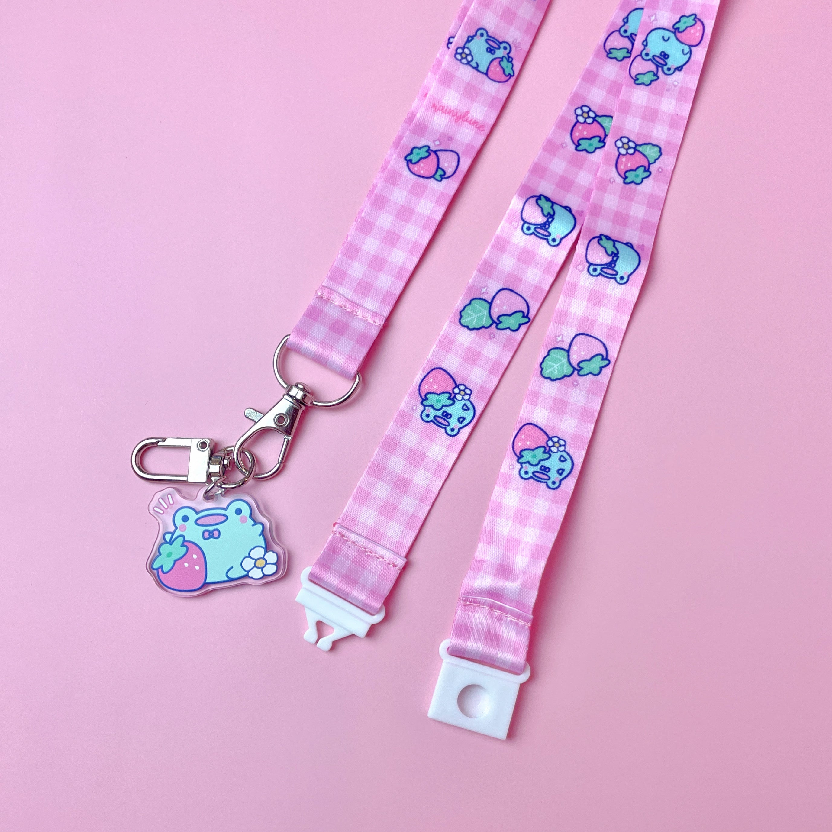 Strawberry Frog Lanyard – rainylune