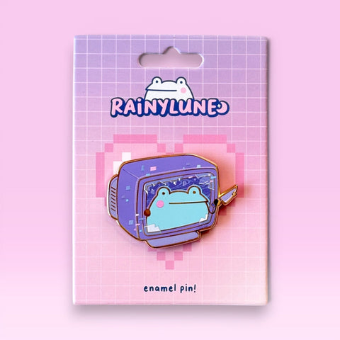 Retro TV Son the Frog enamel pin product photo