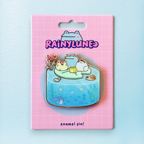 Frog Pond enamel pin product photo