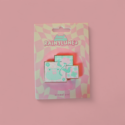 Flower Friend Pastel Posters Pin
