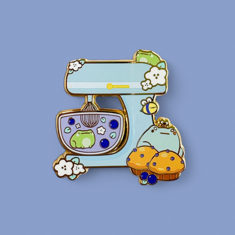 Muffin Mixer Sprout the Frog Pin