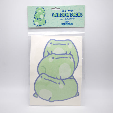 Rainylune NPC Frog Stack Decal Sticker Packaging