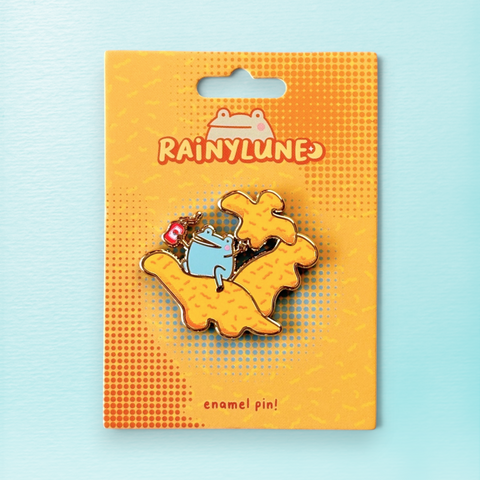 Dino Nuggets Son the Frog enamel pin product photo