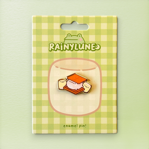 NPC Smores enamel pin product photo