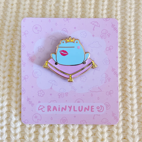 Rainylune Frog Prince Fairy Tale Pin