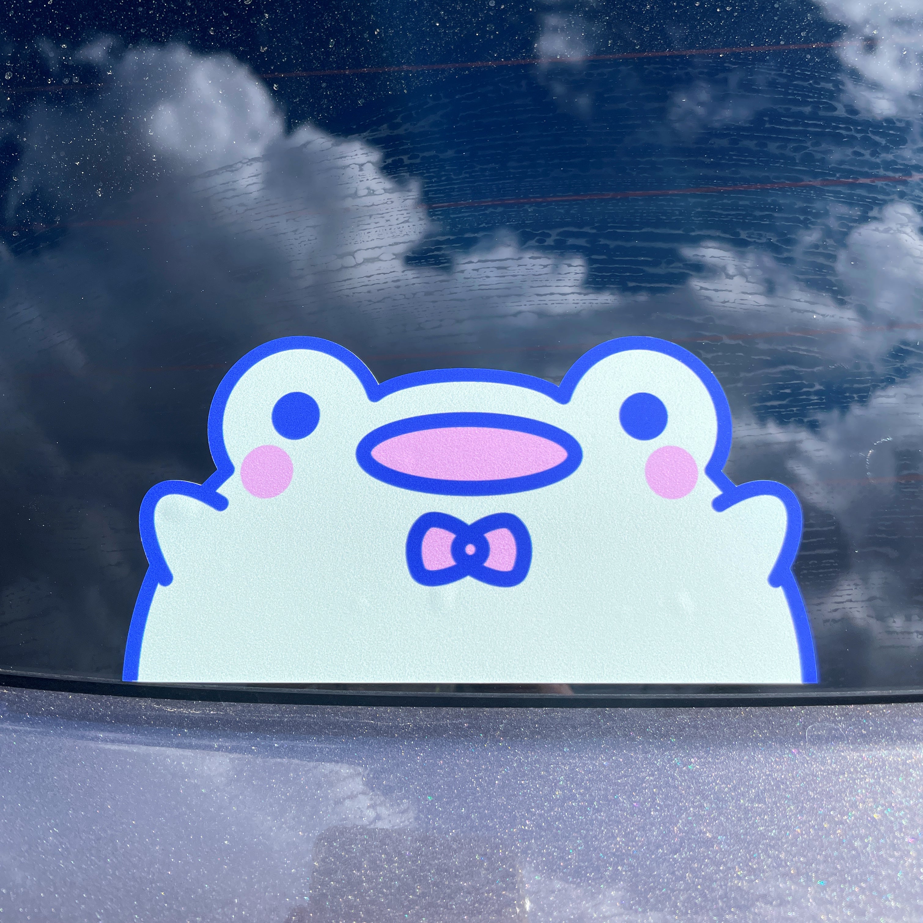 Friend the Frog Car Sticker – rainylune