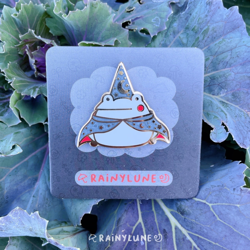 Rainylune Wizard Frog Enamel Pin