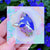 Lavender Orca Pin - Floral Fins Pins